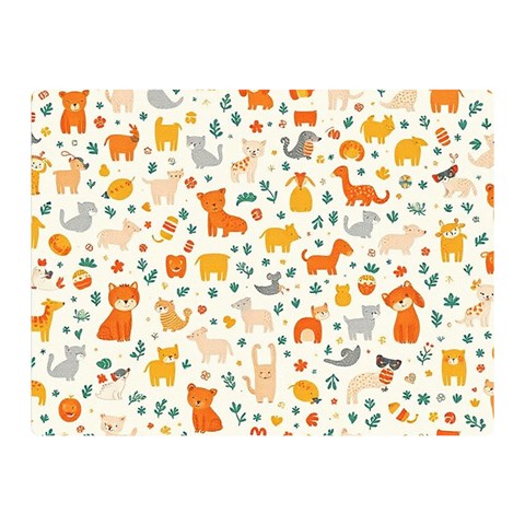 Pet Animal 04 Two Sides Premium Plush Fleece Blanket (Mini) from ArtsNow.com 35 x27  Blanket Front