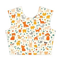 Pet Animal 04 Cotton Crop Top from ArtsNow.com Front