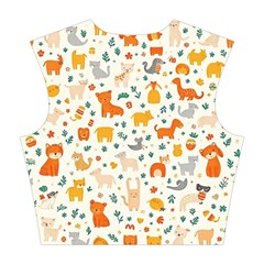 Pet Animal 04 Cotton Crop Top from ArtsNow.com Back