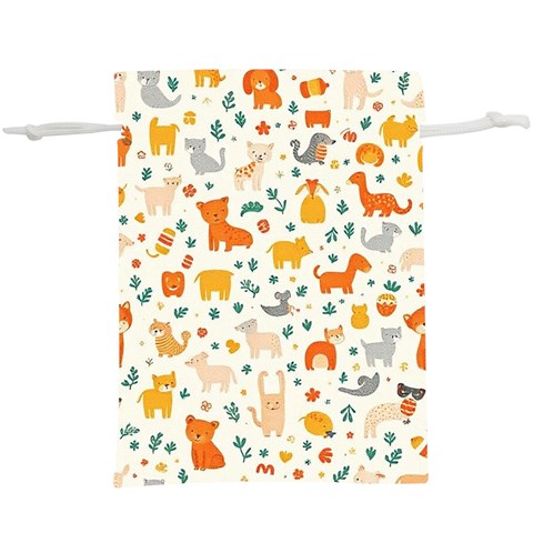 Pet Animal 04 Lightweight Drawstring Pouch (XL) from ArtsNow.com Front