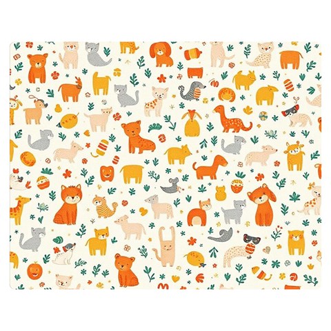 Pet Animal 04 Premium Plush Fleece Blanket (Medium) from ArtsNow.com 60 x50  Blanket Front