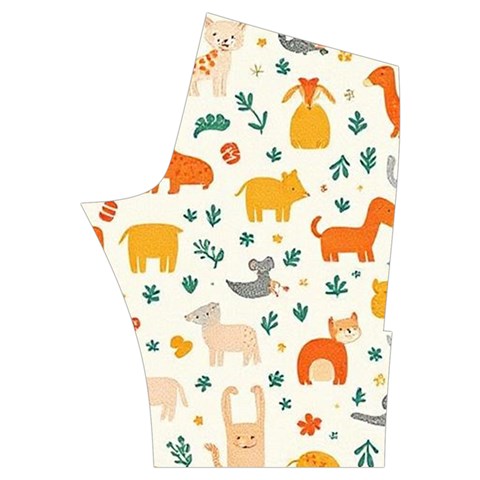 Pet Animal 04 Men s Side Zip Front Pouch Ski And Snowboard Bib Pants	 from ArtsNow.com Back Right