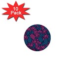 Summer Pineapples 1  Mini Buttons (10 pack) 