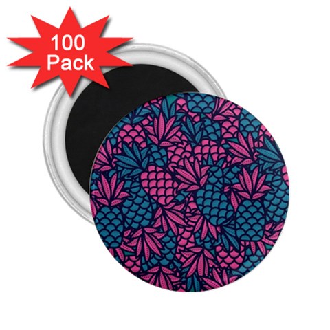 Summer Pineapples 2.25  Magnets (100 pack)  from ArtsNow.com Front