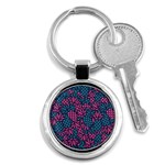 Summer Pineapples Key Chain (Round)