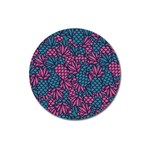 Summer Pineapples Magnet 3  (Round)