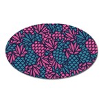 Summer Pineapples Oval Magnet