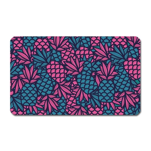 Summer Pineapples Magnet (Rectangular) from ArtsNow.com Front