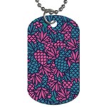 Summer Pineapples Dog Tag (One Side)