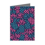 Summer Pineapples Mini Greeting Card