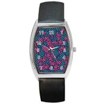 Summer Pineapples Barrel Style Metal Watch