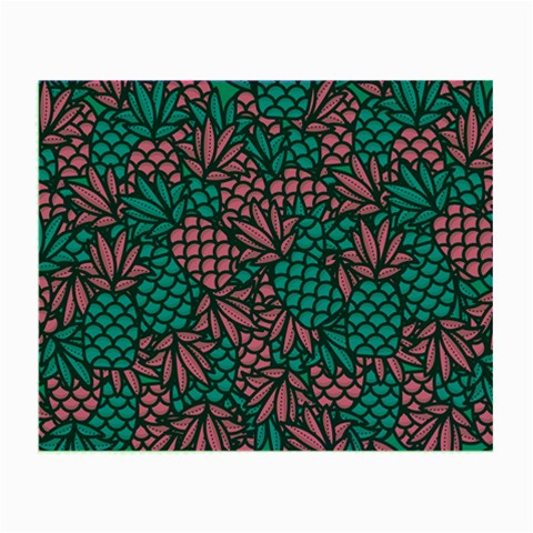 Summer Pineapples Small Glasses Cloth from ArtsNow.com Front