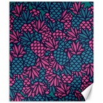 Summer Pineapples Canvas 8  x 10 