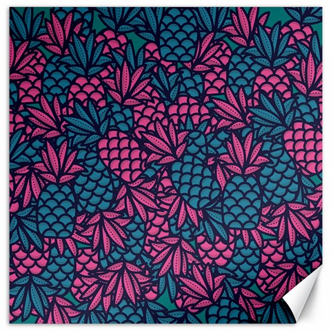 Summer Pineapples Canvas 12  x 12  from ArtsNow.com 11.4 x11.56  Canvas - 1