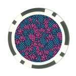 Summer Pineapples Poker Chip Card Guard