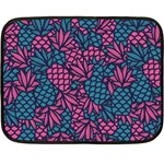 Summer Pineapples Two Sides Fleece Blanket (Mini)