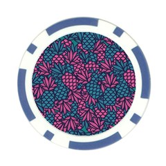 Summer Pineapples Poker Chip Card Guard (10 pack) from ArtsNow.com Back