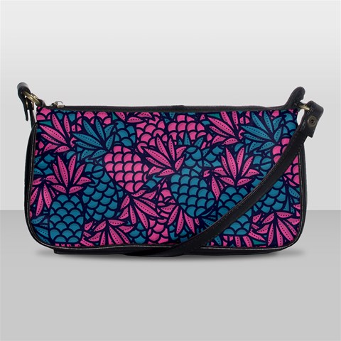 Summer Pineapples Shoulder Clutch Bag from ArtsNow.com Front