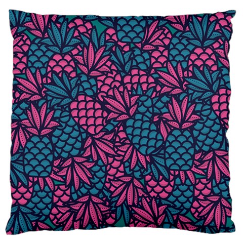 Summer Pineapples Large Cushion Case (One Side) from ArtsNow.com Front