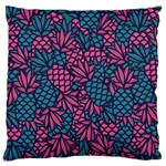 Summer Pineapples Large Cushion Case (One Side)