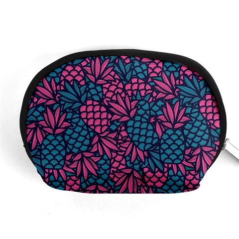 Summer Pineapples Accessory Pouch (Medium) from ArtsNow.com Front