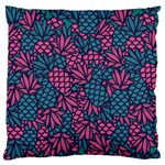 Summer Pineapples Standard Premium Plush Fleece Cushion Case (One Side)