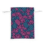 Summer Pineapples Lightweight Drawstring Pouch (M)