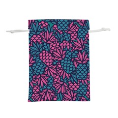 Summer Pineapples Lightweight Drawstring Pouch (L) from ArtsNow.com Back