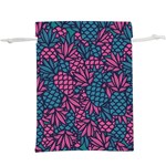 Summer Pineapples Lightweight Drawstring Pouch (XL)