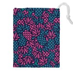 Summer Pineapples Drawstring Pouch (4XL)