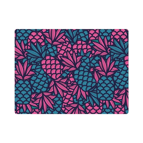 Summer Pineapples Premium Plush Fleece Blanket (Mini) from ArtsNow.com 35 x27  Blanket Front