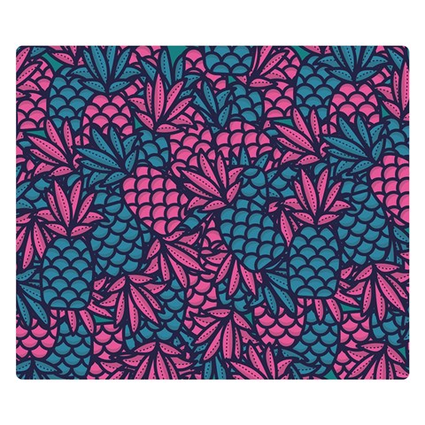 Summer Pineapples Premium Plush Fleece Blanket (Small) from ArtsNow.com 50 x40  Blanket Front