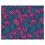 Summer Pineapples Premium Plush Fleece Blanket (Medium)