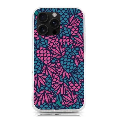 Summer Pineapples iPhone 16 Pro Max TPU UV Print Case from ArtsNow.com Front