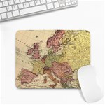 Retro Old Vintage Map Of Europe Small Mousepad