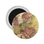 Retro Old Vintage Map Of Europe 2.25  Magnets