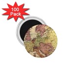 Retro Old Vintage Map Of Europe 1.75  Magnets (100 pack) 