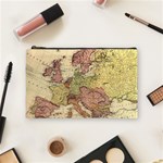 Retro Old Vintage Map Of Europe Cosmetic Bag (Medium)