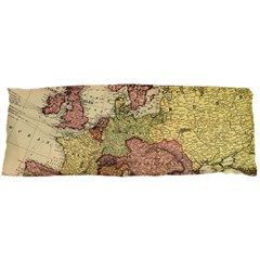 Retro Old Vintage Map Of Europe 15 x40  Body Pillow Case Dakimakura (Two Sides) from ArtsNow.com Front