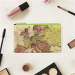 Retro Old Vintage Map Of Europe Cosmetic Bag (XS)