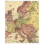 Retro Old Vintage Map Of Europe Drawstring Bag (Small)