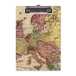 Retro Old Vintage Map Of Europe A5 Acrylic Clipboard