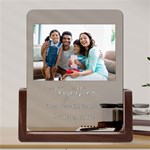 Personalized Photo Couple Family Name Any Text Acrylic UV Print 6  Tabletop Frame (U-Shape)