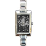 Patagonia Forest, Nahuel Huapi National Park, Rio Negro, Argentina Rectangle Italian Charm Watch