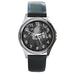 Patagonia Forest, Nahuel Huapi National Park, Rio Negro, Argentina Round Metal Watch