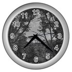 Patagonia Forest, Nahuel Huapi National Park, Rio Negro, Argentina Wall Clock (Silver)