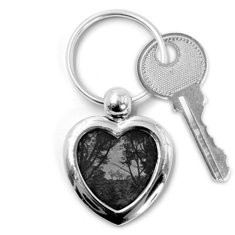 Patagonia Forest, Nahuel Huapi National Park, Rio Negro, Argentina Key Chain (Heart) from ArtsNow.com Front