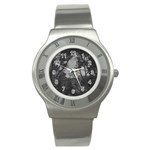 Patagonia Forest, Nahuel Huapi National Park, Rio Negro, Argentina Stainless Steel Watch