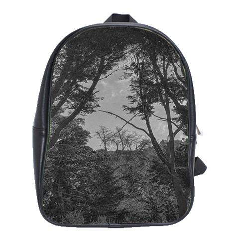 Patagonia Forest, Nahuel Huapi National Park, Rio Negro, Argentina School Bag (Large) from ArtsNow.com Front