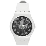 Patagonia Forest, Nahuel Huapi National Park, Rio Negro, Argentina Round Plastic Sport Watch (M)